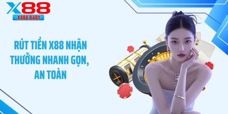 Rút tiền X88 nhận thưởng nhanh gọn, an toàn